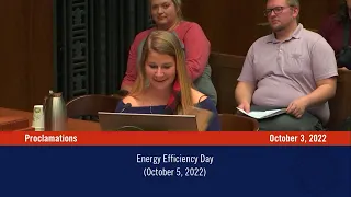 Council Meeting | October 3, 2022