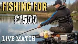 FISHING MATCH LIVE - CAN WE WIN £1500 ON THIS FESTIVAL?