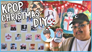 DIY KPOP Holiday Room Decor! (BTS, GOT7, etc.) | KPOPAMOO