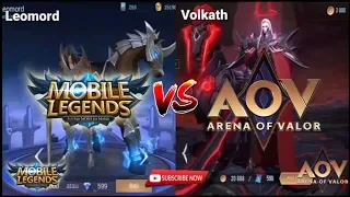 Mobile Legend Vs Arena Of Valor, HERO Battle HD