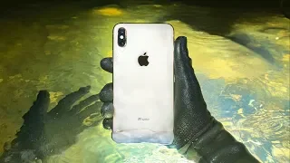 I Found a Working iPhone X Underwater at Closed Waterpark! (Returned to Owner)