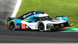 2023 LMH & LMDh Hypercars/GTPs in action at Monza: 9X8, 499P, 963, Cadillac, BMW M Hybrid, GR010!