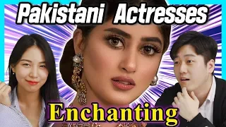 Korean React To 'Enchanting' Pakistani Actresses!!