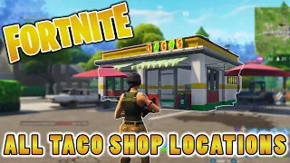 All Taco Shop Locations & The Best Three! (FORTNITE SEASON 3 WEEK 9 BATTLE PASS CHALLENGE)