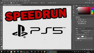 PS5 logo creation speedrun