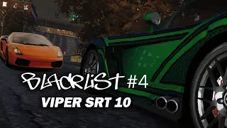 Viper SRT 10 vs. Turbo 911-S - NFS: Most Wanted Blacklist 4