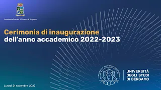Cerimonia di inaugurazione dell'anno accademico 2022-2023
