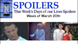 Spoilers Week of March 20th Days of our Lives