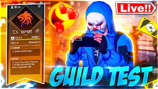 HARDEST GUILD TEST 1 V 1 🤬👿100% FAIR TESTING 🔥 DAY - 1 🙄 #NONSTOP_LIVE #AJJUBHAILIVE​​ #freefirelive