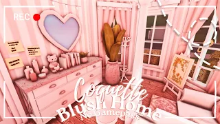 [roblox bloxburg] no gamepass coquette blush home ┊ ꒰speedbuild & tour꒱┊ itapixca builds