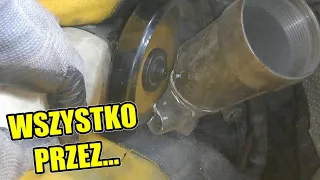 Rżnięcie Flexą Podstawy Filtra Oleju Przez Złamany Klucz... MEGA SPARING! (Mercedes W140 Pokaz Mody)