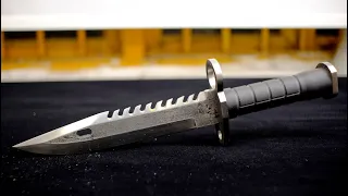 Making CS:GO M9 bayonet out of Spring Plate