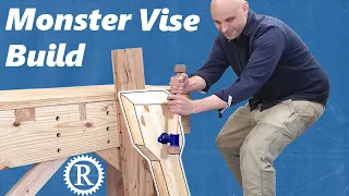 Make a big leg vise from pine