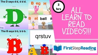 ALL Learn to Read Videos!/Kindergarten/Phonics/Sight Words/Letter Sounds/Exceptions/Digraphs/Pre-K