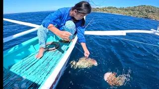 Bagong tuklas Ang lalaki palang Isda dito napalaban si idol Mae jackpot!