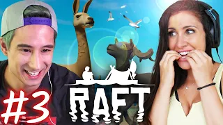 Julien und Gnu klauen Ziegen und Lamas von einer Insel! Raft ft. Julien Bam (PART 3)