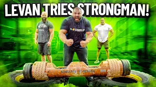 LEVAN SAGINASHVILI TRIES STRONGMAN!