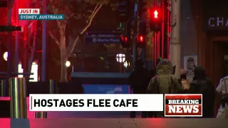 Breaking: Hostages run from Sydney cafe, Man Haron Monis inside