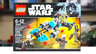 LEGO Star Wars 75167 BOUNTY HUNTER SPEEDER BIKE BATTLE PACK Review! (2017)