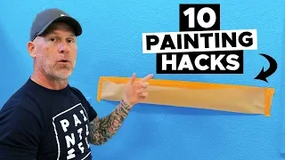 10 AMAZING Painting Hacks.  Paint Like a PRO.