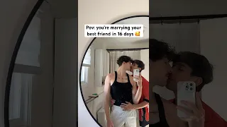 Pov: you’re marrying your best friend in 16 days 🥰 #shorts |  sebb and dion #sebasdion