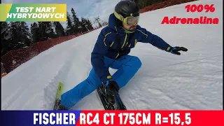 Test nart : Fischer RC4 WC CT M-Plate 175cm R15,5M = Adrenalina 100 %