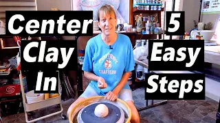 How to Center Clay on The Wheel Easy   A 5 Step Beginners Guide