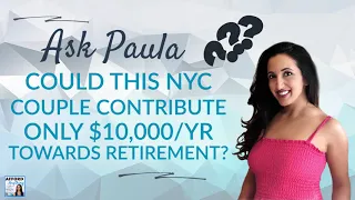 Can an NYC couple afford to put only $10k towards retirement? | Afford Anything Podcast (Audio-Only)
