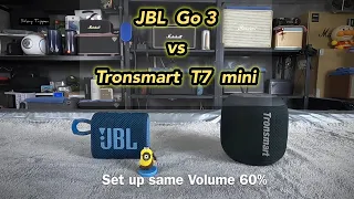 JBL Go 3 vs Tronsmart T7 mini