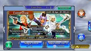 [DFFOO] New Draws for Prishe CP35 weapons! Can I get lucky? F2P Player