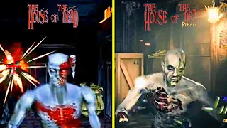 The House of the Dead Remake Vs Original Graphics Comparison (1996 vs 2021)