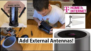 ✅ Improve Your Signal!  Add External Antennas - T-Mobile 5G Home Internet Rural Broadband - How To