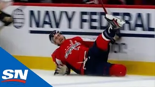 Tom Wilson Goes Down But Gets Called For Embellishment