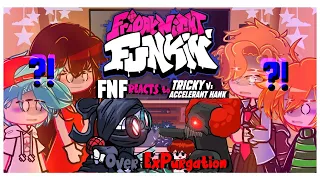 🎤~FnF REACTS TO Tricky VS Accelerant Hank Over Expurgation🎤 |[]|Friday Night Funkin'|[]|~GCRV~|[]