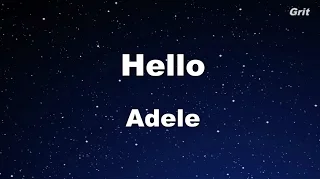 Hello - Adele Karaoke【With Guide Melody】