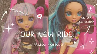 A new ride for our Rainbow High Dolls! #rainbowhigh  #doll