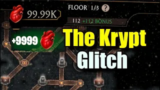 The Biggest KRYPT Glitch for UNLIMITED HEARTS in MK Mobile!