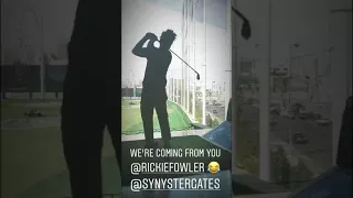 Synyster Gates playing golf in Las Vegas (2) - 03.03.2018