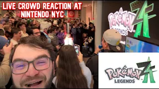 Pokémon Legends: Z-A | LIVE CROWD REACTION AT NINTENDO NYC