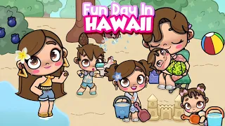 FUN DAY IN *HAWAII*🏝️🎀 || *VOICED🔊* || AVATAR WORLD
