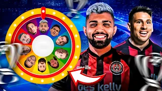 CHAMPIONS LEAGUE mas com os jogadores da COPA do BRASIL escolhidos pela ROLETA da SORTE