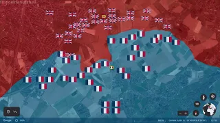 Battle of Waterloo in 50 seconds using Google Earth