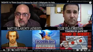 Is There Good Evidence for God: Vela Vs. Dillahunty Debate Review