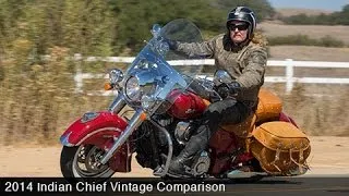 2014 Indian Chief Vintage Vs. Harley Heritage Softail Part 1 - MotoUSA