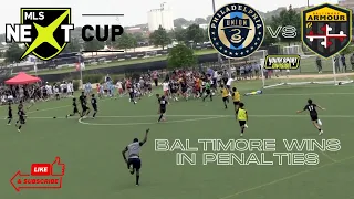 MLS NEXT CUP 2023 GOAL HIGHLIGHTS PHILADELPHIA UNION LOSES IN PENALTY KICKS TO BALTIMORE UNION