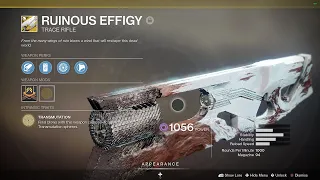 Destiny 2: Season of Arrivals - Ruinous Effigy Exotic Trace Rifle (Drop, PvE and PvP Gameplay)