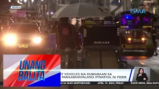 Paniniket sa light vehicles na dumaraan sa nat'l roads, pansamantalang ipinatigil ni PBBM | UB