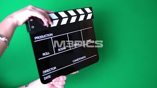 Green Screen Clapperboard Footage