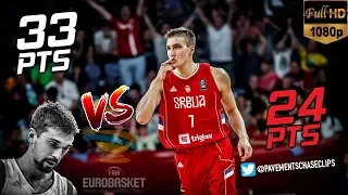 Bogdan Bogdanović vs Alexey Shved Eurobasket Semi-Final Full Duel Highlights (15.09.17) EPIC!