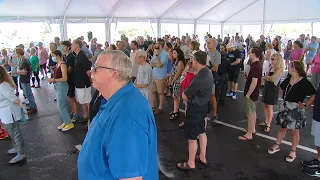 Hundreds of locals gather to unite, stand up against antisemitism